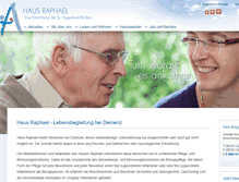 Tablet Screenshot of haus-raphael-krefeld.de